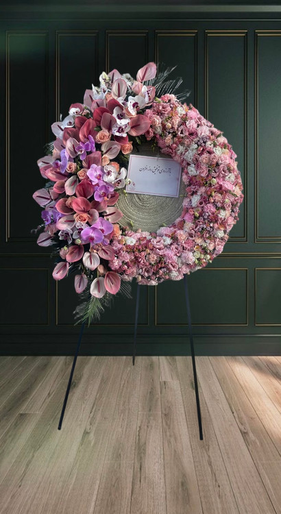 تاج گل ارکیده و انتوریوم مناسب افتتاحیه با ارسال رایگان در تهران