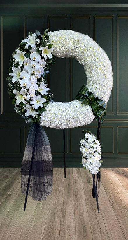 تاجگل ترحیم درباری شیک با ارکیده و داوودی