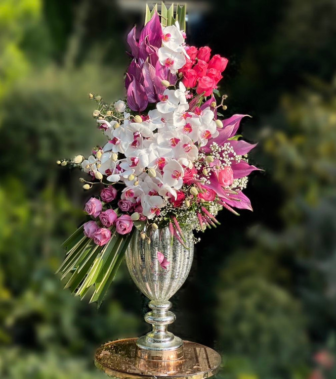 جامگل لاکچری سفید صورتی رزو ارکیده با ارسال فوری در تهران