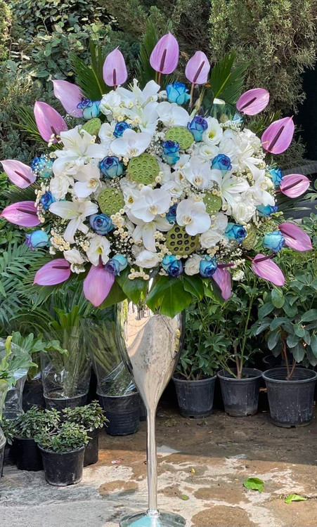 ارسال فوری جام گل لاکچری با قیمت مناسب در تهران