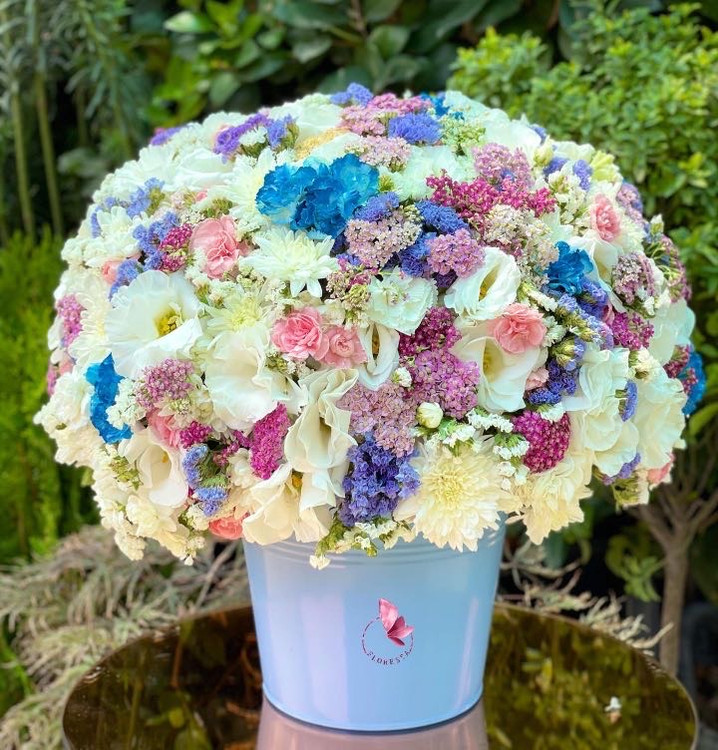 باکس گل تولد با ارسال فوری در تهران